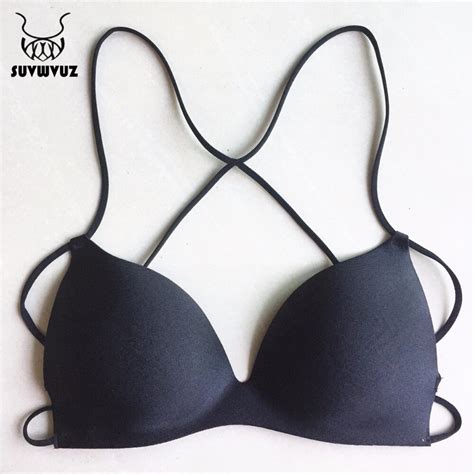 Invisible Push Up Bra Padded No Wire Strappy Bralette Sexy Women Backless Underwear Adhesive