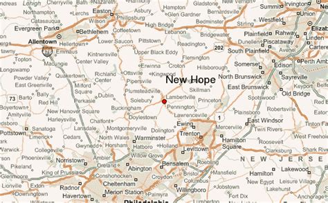 Weather Map New Hope Pa Map