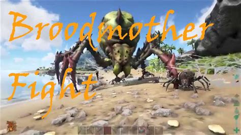 Broodmother Boss Fight Arksurvival Evolved Youtube