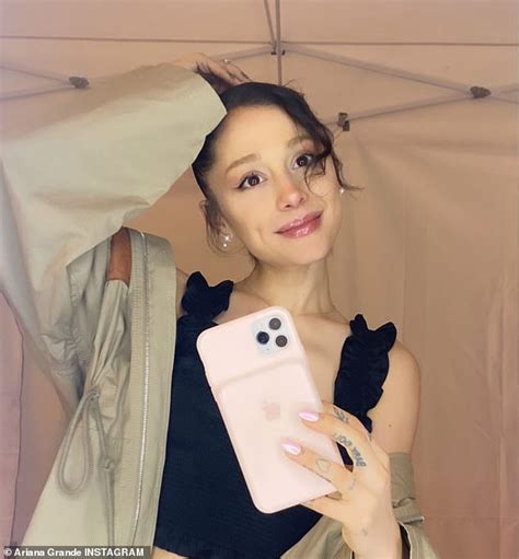Ariana Grande Glows In Stunning New Selfies As She Continues To Film The Upcoming Adaptation