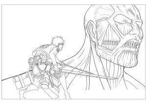 Attack On Titan Coloring pages for kids (Free PDF printables)