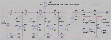 (a) the scheduler iteratively and automatically promotes exploration, labeling and training steps. Equivalent circuit of the Marx generator. | Download ...
