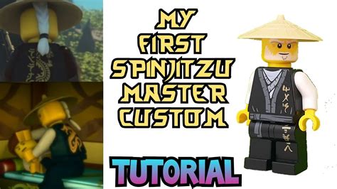 Lego Ninjago Custom First Spinjitzu Master Minifigure Tutorial Youtube