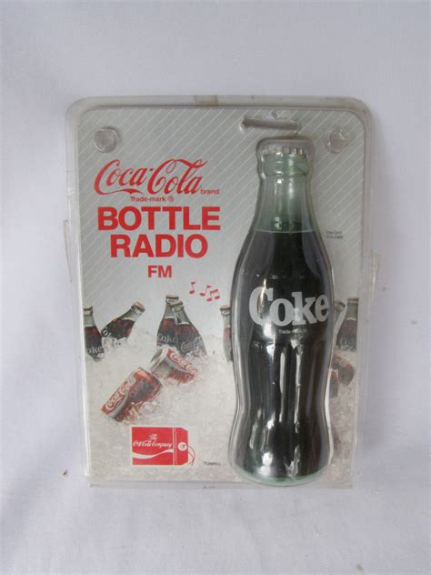 vintage coca cola bottle radio fm ex in original package coke antique price guide details page