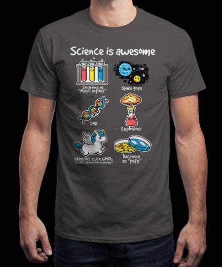 Science Is Awesome By Nemimakeit Tees Tee Shirts Shirt Designs