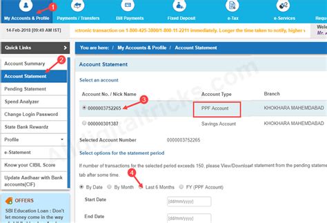 Make the most of your money, whether you're. Check SBI PPF Account Balance & Statement Online ...