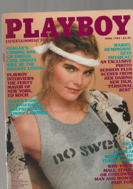 Playboy Vintage Men S Magazine April Eur Picclick Fr