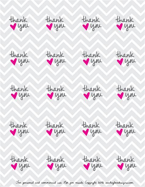 Are you in need of some thank you cards after all the gift giving the holidays bring? Free Printable! Thank You Favor Tags | Free printables ...