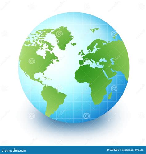 World Globe Stock Illustration Illustration Of Globe 5233736