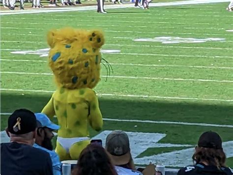 Everyone Is Cumming Themselves Over The Sex Appeal Of The Jaguars Mascot In A Thong Barstool