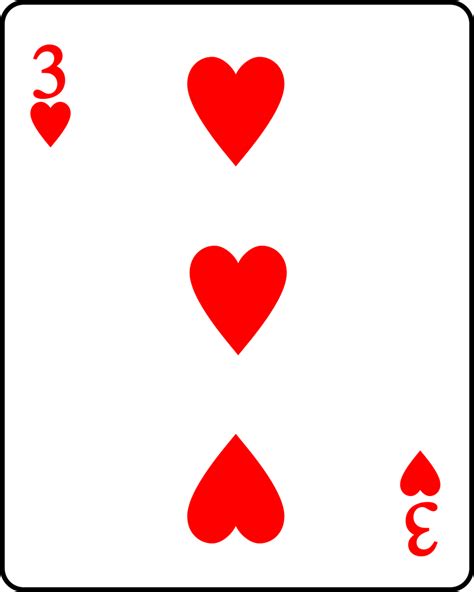 Heart In Deck Of Cards Clipart Best