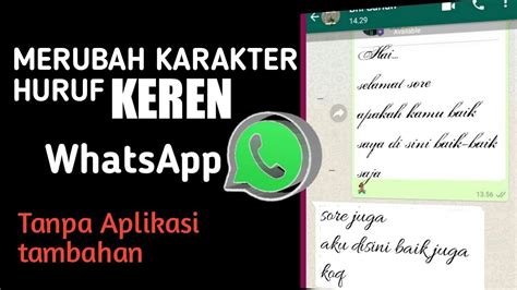 Cara membuat fake chat whatsapp: Cara membuat tulisan keren di WhatsApp tanpa aplikasi tambahan - YouTube
