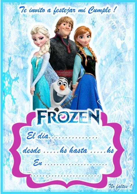 Invitaciones De Frozen Las 20 Mejores Invitaciones De Frozen Todo Sobre El Mundo De Las