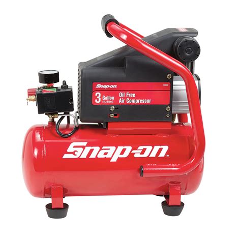 Snap On® 3 Gallon Heavy Duty Oil Free Style Air Compressor Kit 870931
