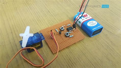 How To Make A Simple Servo Motor Tester Circuit Simple Electronics
