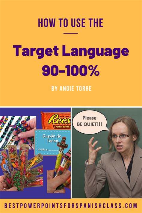 How To Use The Target Language 90 100 Of The Time Part One Target