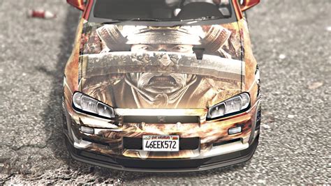 Samurai Livery For Nissan Skyline GT R GTA5 Mods