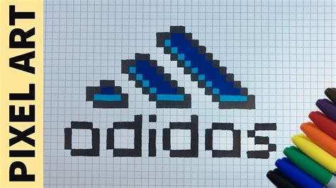 Come Disegnare Logo Adidas Pixel Art Mushroom Super Mario Pixelart