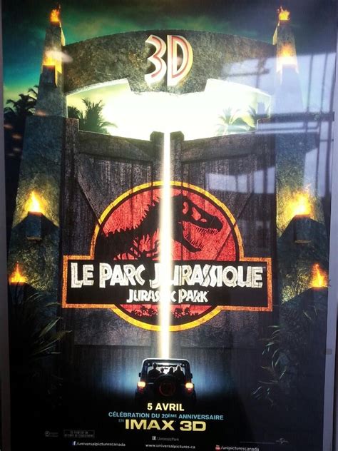 IMAX des Galeries de la Capitale | Jurassic park movie, Jurassic park ...
