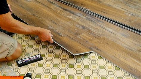 How To Lay Snap Together Vinyl Flooring Install Laminate Over Vinyl