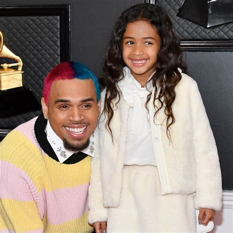 Chris Brown Brings 5 Year Old Daughter Royalty To The 2020 Grammys E