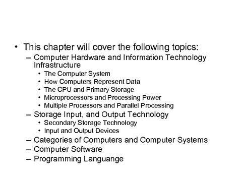 Chapter 1 Introduction To Computer System
