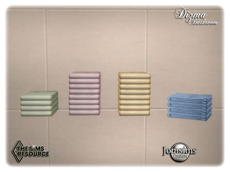 The Sims Resource Dizma Bathroom Towel Deco