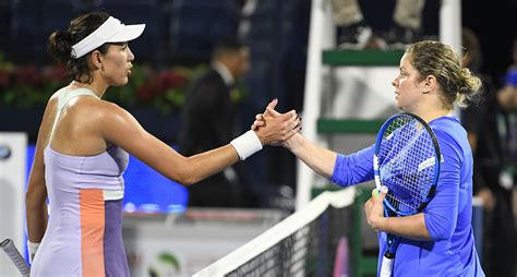 Kim Clijsters Return To Wta Tour Ends In Defeat To Ruthless Garbine