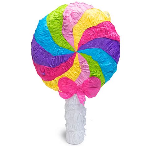 Why not put candy in a pinata? Rainbow Lollipop Pinata | Candy Warehouse