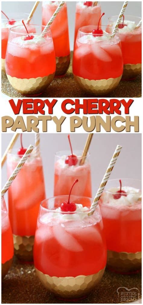 Easy Cherry Party Punch Is A Fun And Festive Party Drink That Everyone