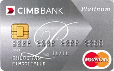 American express credit cards cimb credit cards citibank credit cards dbs credit cards hsbc credit cards maybank credit cards ocbc credit cards posb credit citi lazada credit card overview. CIMB Platinum MasterCard - Shopping & Dining Privileges