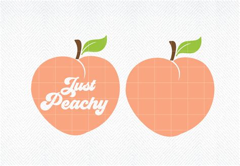 Just Peachy Svg Peach Svg Just Peachy Gráfico Por Svg Den · Creative