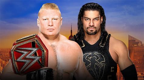 Campeón Universal Brock Lesnar Vs Roman Reigns Wwe