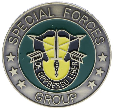 De Oppresso Liber Special Forces Collectors Coin Hat Or Lapel Pin