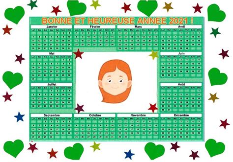 KIT bricolage Calendrier Annuel 2023 à décorer - Choisir la couleur