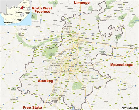 Map of gauteng province, south africa illustrates all the municipalities along with province boundary, municipality boundary with their capital city. Gauteng Province Travel Guide : Accommodation | Tourist ...