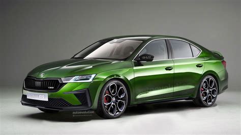 2020 skoda octavia rs to blend performance and practicality will look like this autoevolution