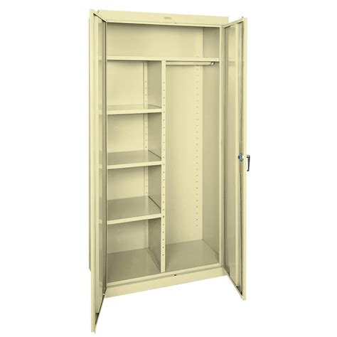 Garage storage cabinets lowes canada. Shop edsal 36-in W x 72-in H x 24-in D Steel Freestanding ...
