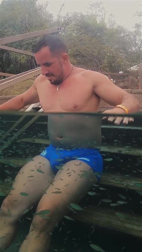 Underwater Barefaced Hottie In Clearly Bulging Speedo Video Thisvid Com