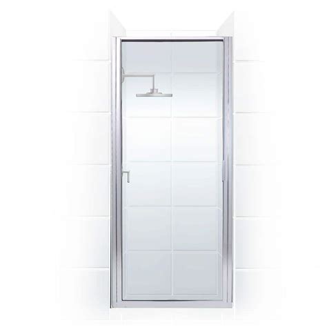 Coastal Shower Doors Paragon Series 32 In X 82 In Framed Continuous