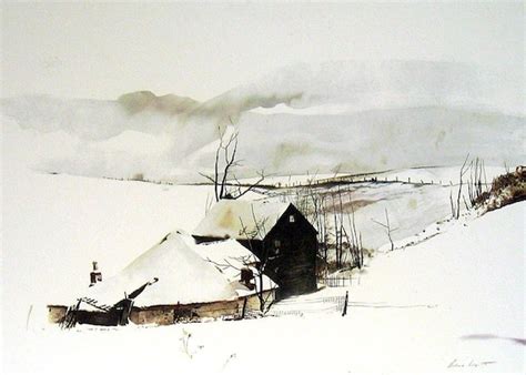 Andrew Wyeth Winter Painting Posto Paperter Print Textured Pho Etsy