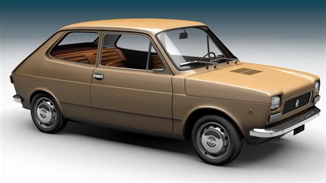 Fiat 127 1971 Modelo 3d Turbosquid 1418362