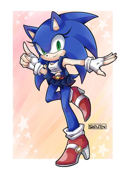 Female Sonic The Hedgehog