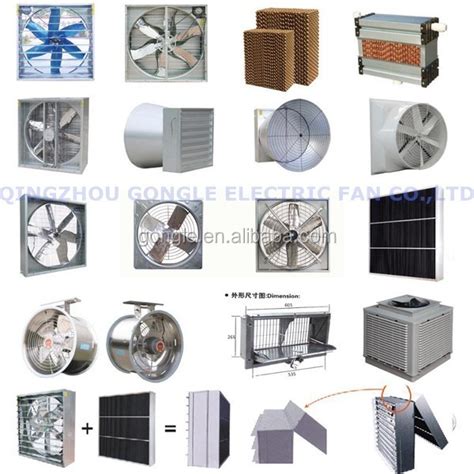 Ventilation Cooling System With Exhaust Fan And Cooling Pad For Other