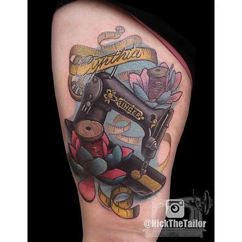 On Instagram Sewing Machine Tattoo By Nickthetailor