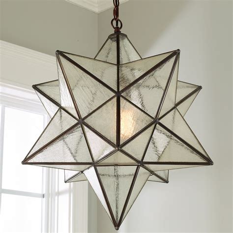 Superior Moravian Star Hanging Light Indooroutdoor Star Lights On