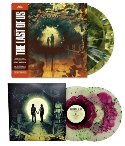 The Last Of Us Soundtrack Volume 1 And 2 Mondo Exclusive Splatter Vinyl