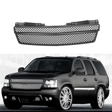 Buy Tahoe Grille Glossy Black Mesh Front Bumper Replacement For 2007