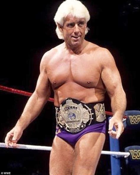 WWE S Ric Flair Has Genetic Gift To Repair Body Daily Mail Online