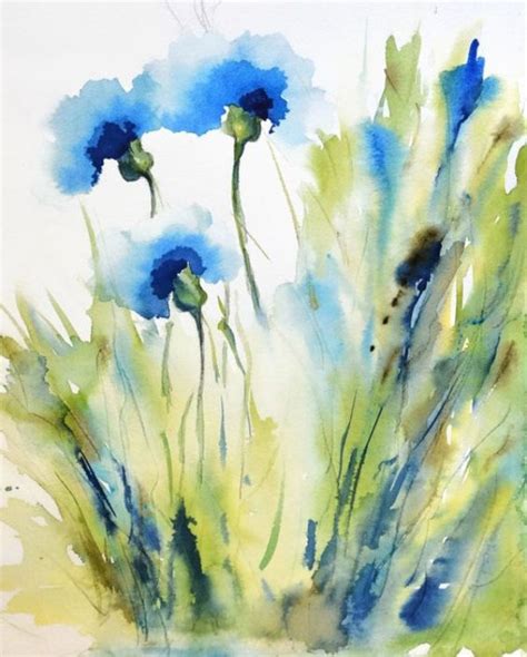 40 Simple Watercolor Paintings Ideas For Beginners To Copy 3f6